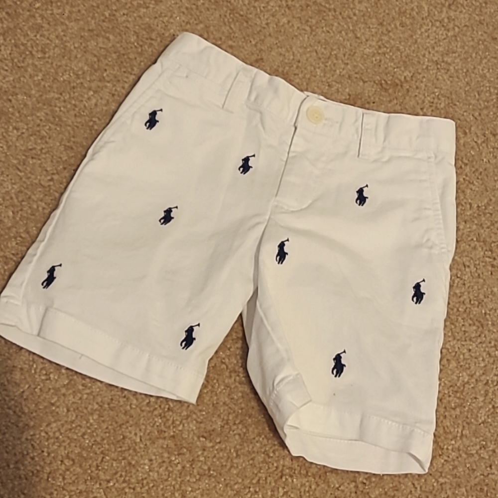 Toddler 3T Polo boys white shorts